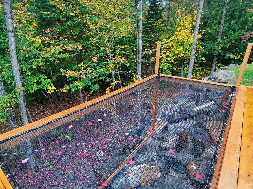 outdoor suspended net