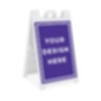 Coroplast inserts for signicade display image