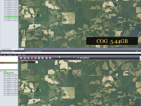 COG vs MrSID: A Surprising Geospatial Compression Test Result