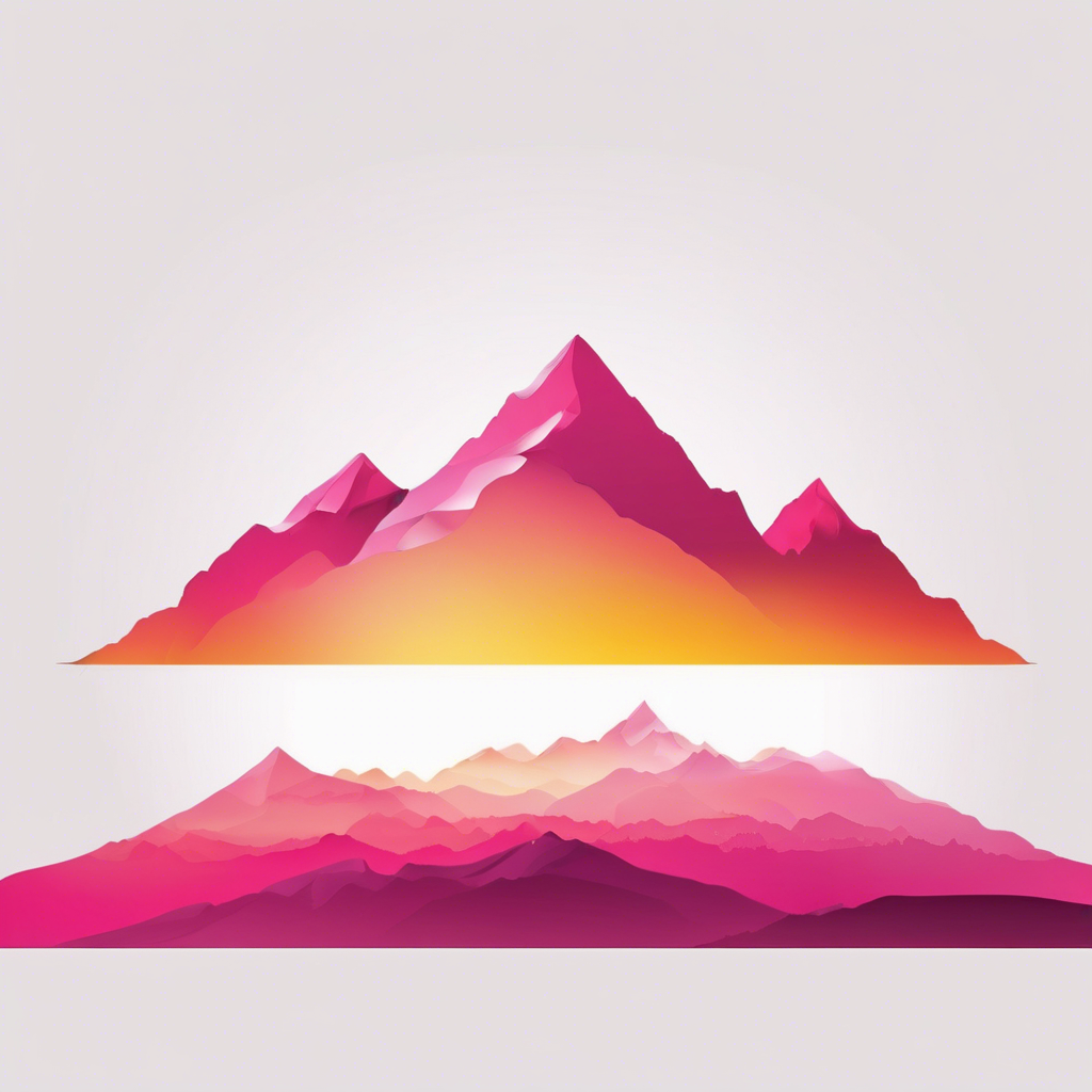 Sunset Over Mountains