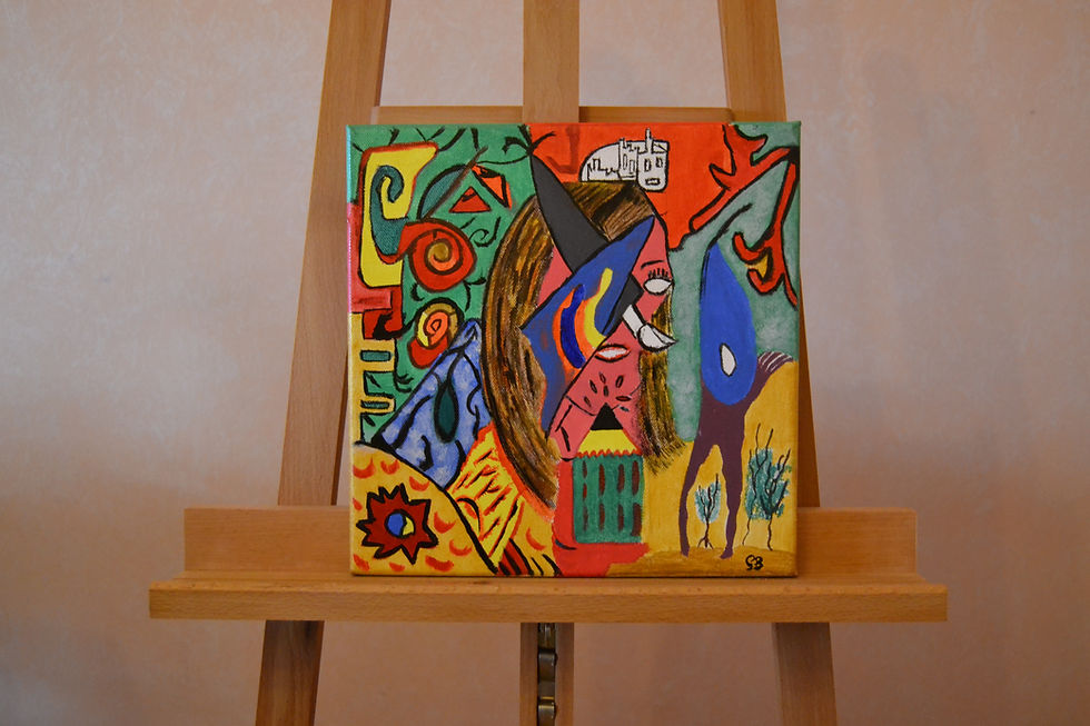 kill whit art, 30x30 acrilico 2013