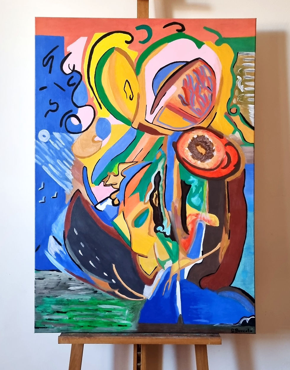 Orizzonti 70x100 acrilico 2014
