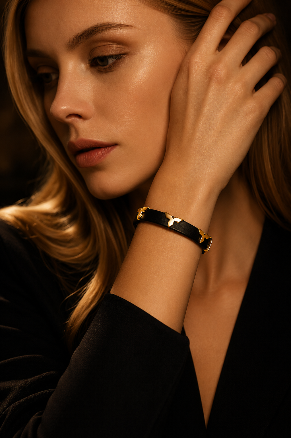 Butterfly Luxe Leather Bracelet
