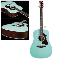 Godin "Imperial" Laguna Blue, Solid Sitka Spruce GT, Solid Mahogany Back & Side, with L.R. Baggs Anthem & TRIC Case