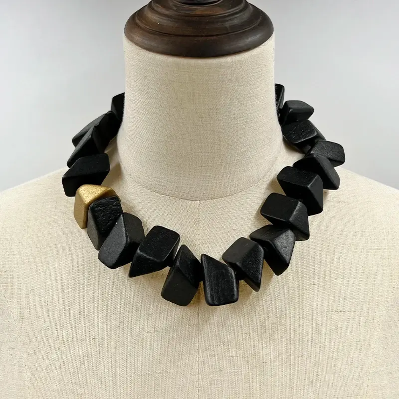 Z2 Earthly Collection Wood Collar - Black