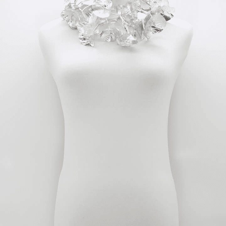 Jianhui London Double Water Lily Necklace - Hand-gilded NL2166