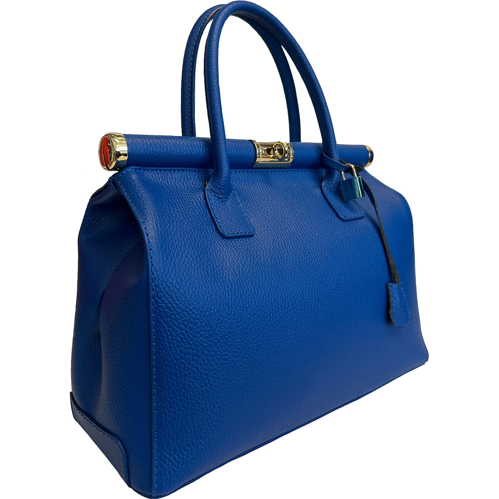 Modarno Lucia Handbag with Shoulder Strap MOD-HANDBAG-BLUE-c6a6
