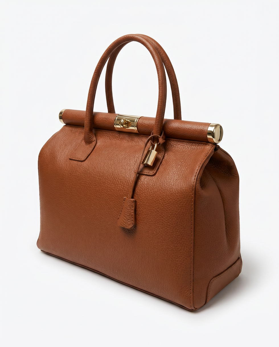 Modarno Lucia Italian Leather Handbag with Shoulder Strap love launch