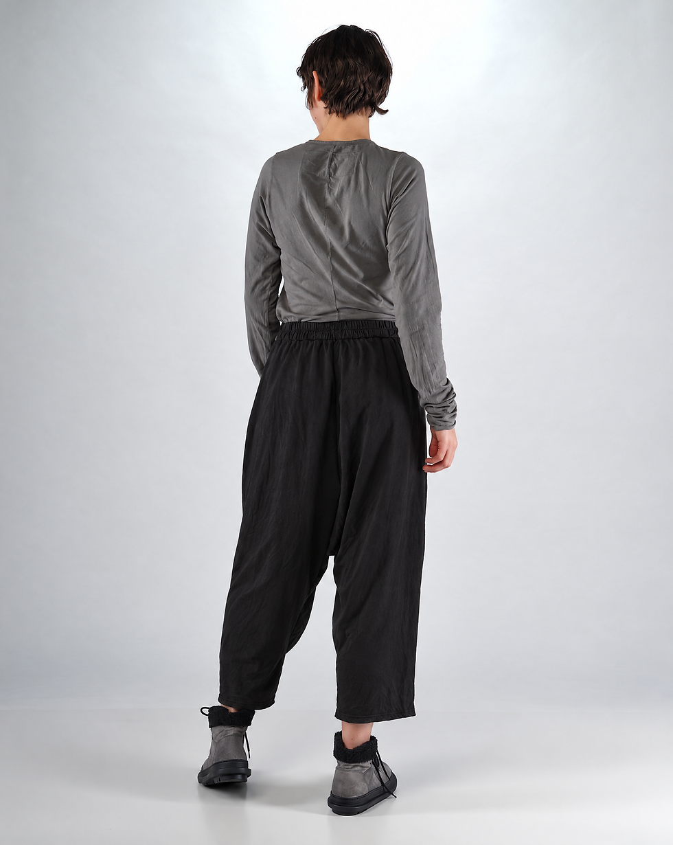 Rundholz Drape Trousers - Black Rundholz 2253640108 BLACK