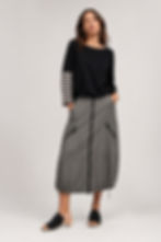 Alembika Urban Top With Striped Sleeve UT978S