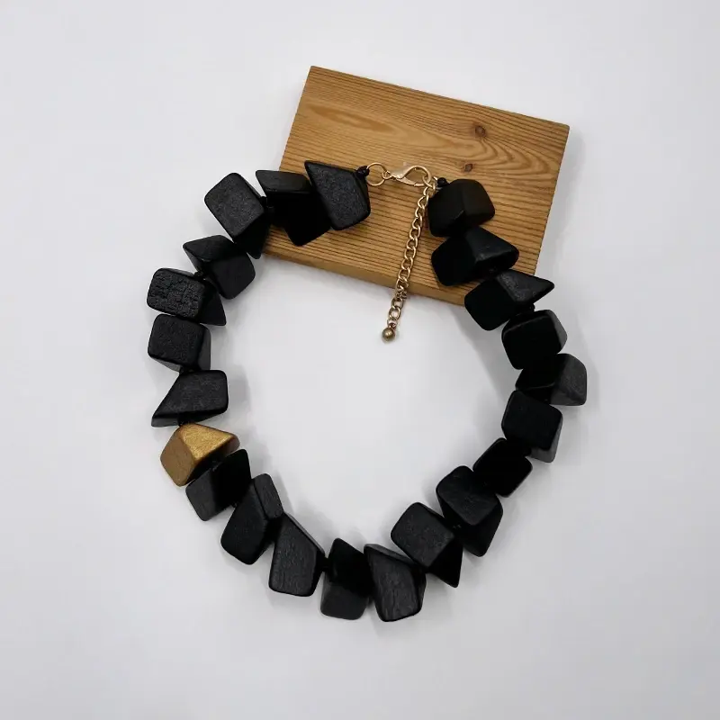Z2 Earthly Collection Wood Collar - Black