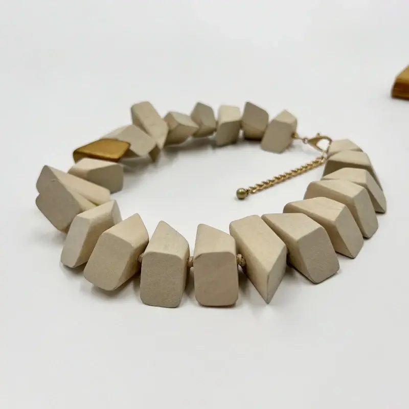 Z2 Earthly Collection Wood Collar - Natural