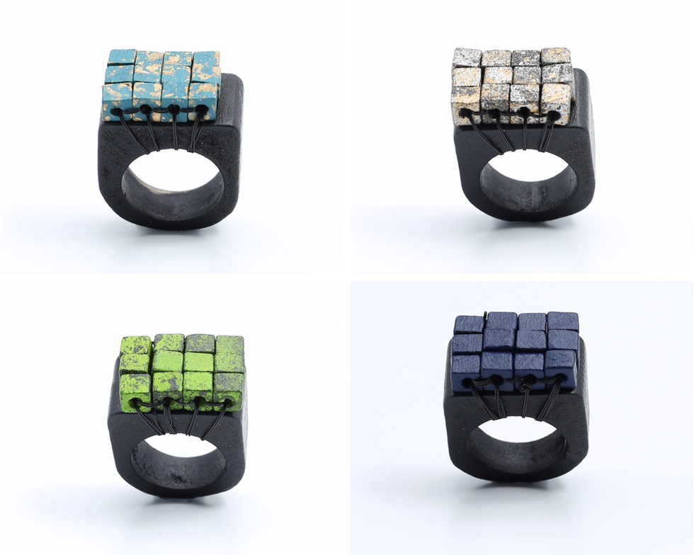 Jianhui London Wooden Pashmina Ring