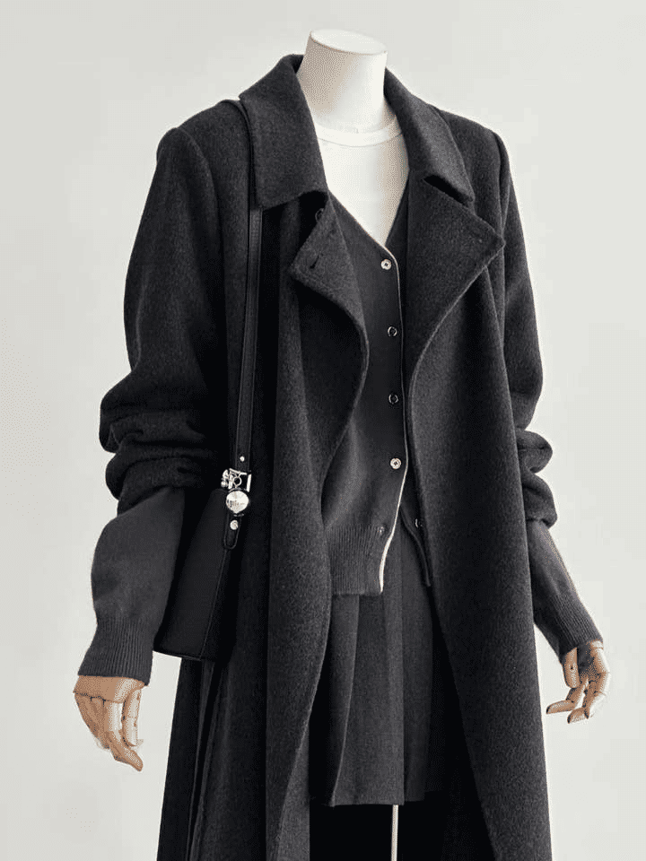 Loom & Line Linea Classic Cashmere Wool Blend Coat