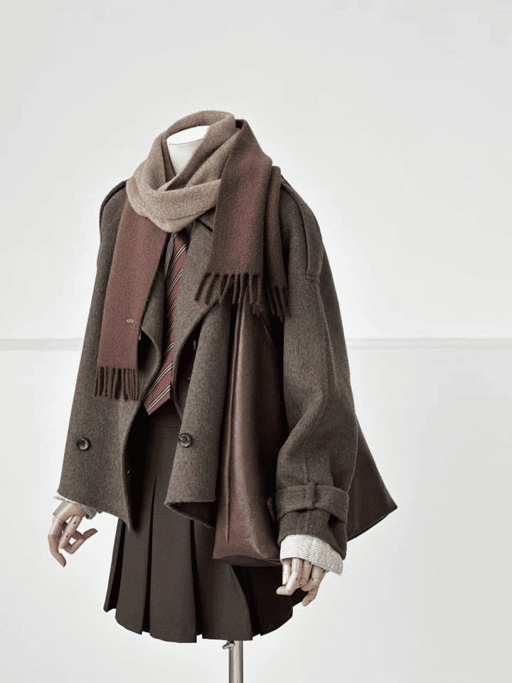 Loom & Line Hazel Double-Breasted Cropped Jacket