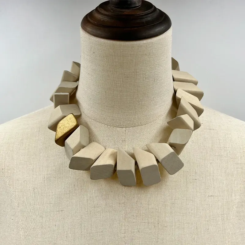 Z2 Earthly Collection Wood Collar - Natural