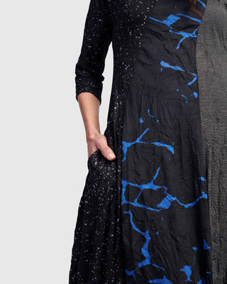 Alembika Crinkle Midnight Mosaic Dress