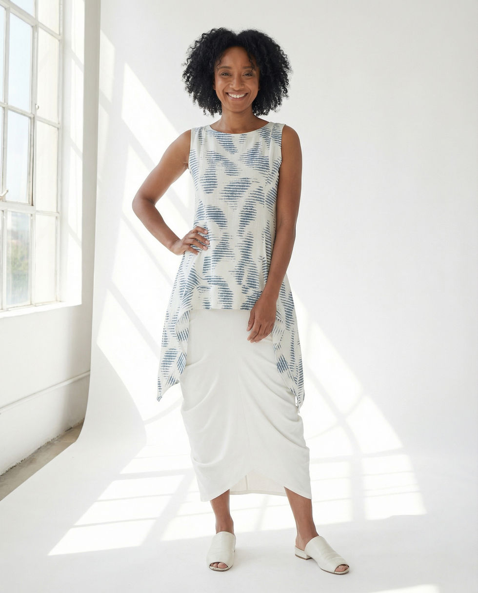 Matthildur Athena Skirt - Ivory 70 - Cotton