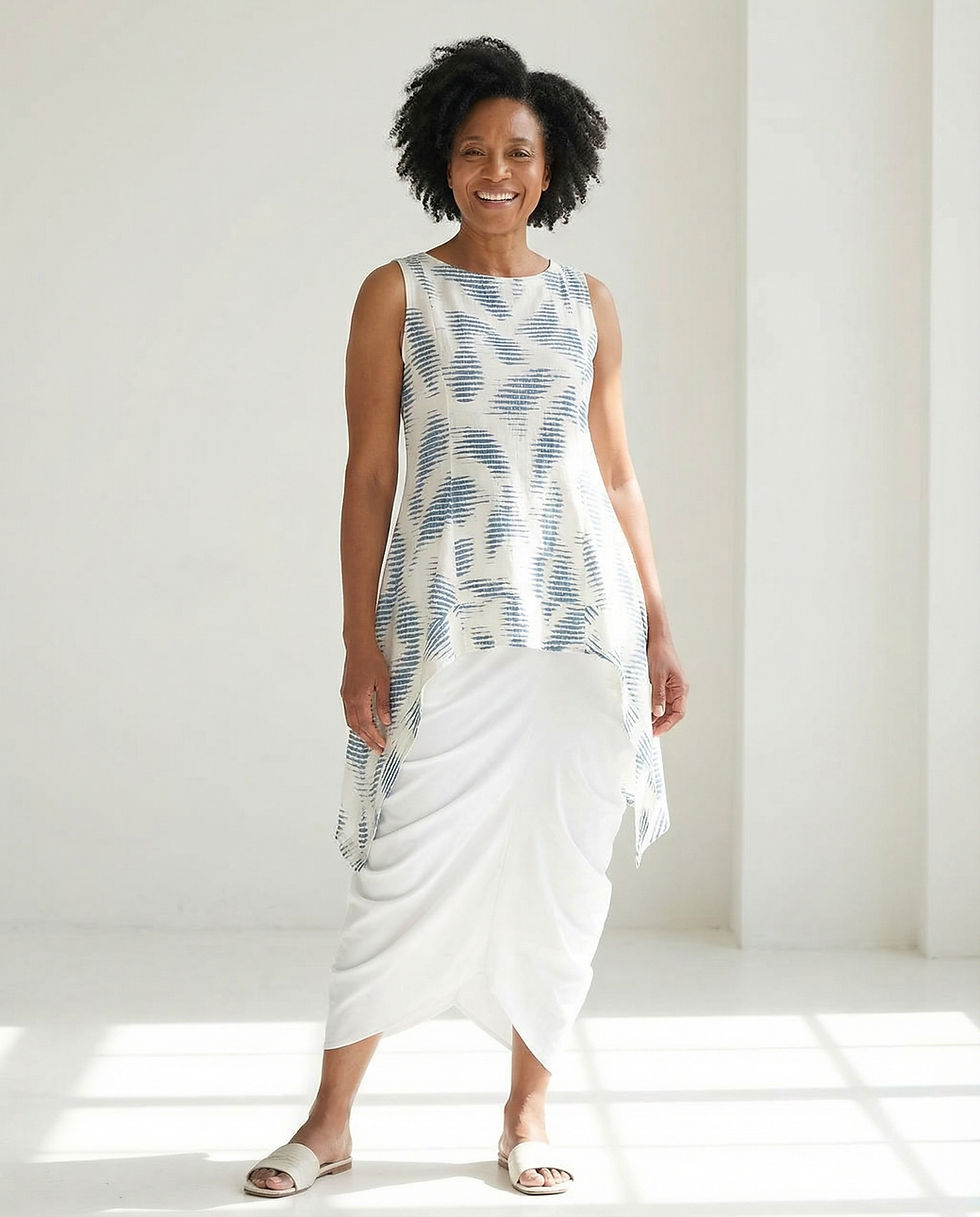 Matthildur Athena Skirt - Ivory 70 - Cotton