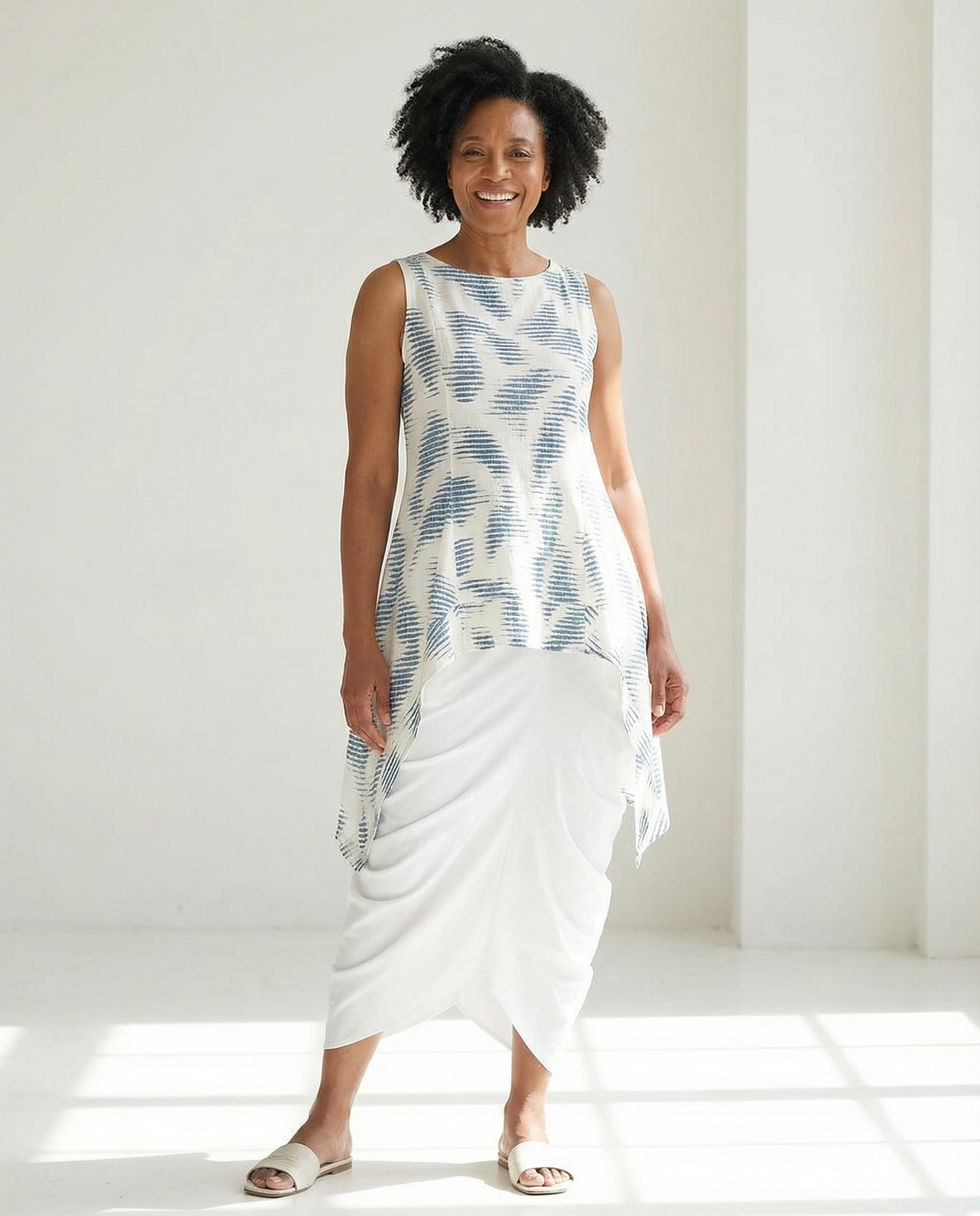 Matthildur Athena Skirt - Ivory 70 - Cotton