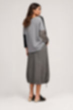 Alembika Urban Top With Striped Sleeve UT978S