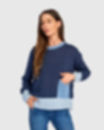Alembika Pocket Sweater - Navy AS54N