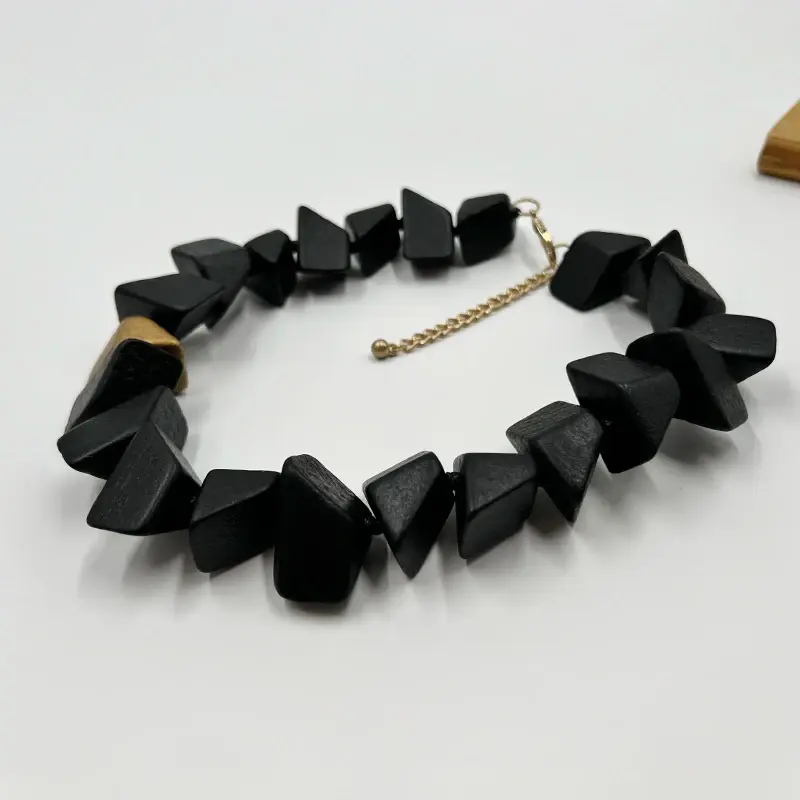 Z2 Earthly Collection Wood Collar - Black