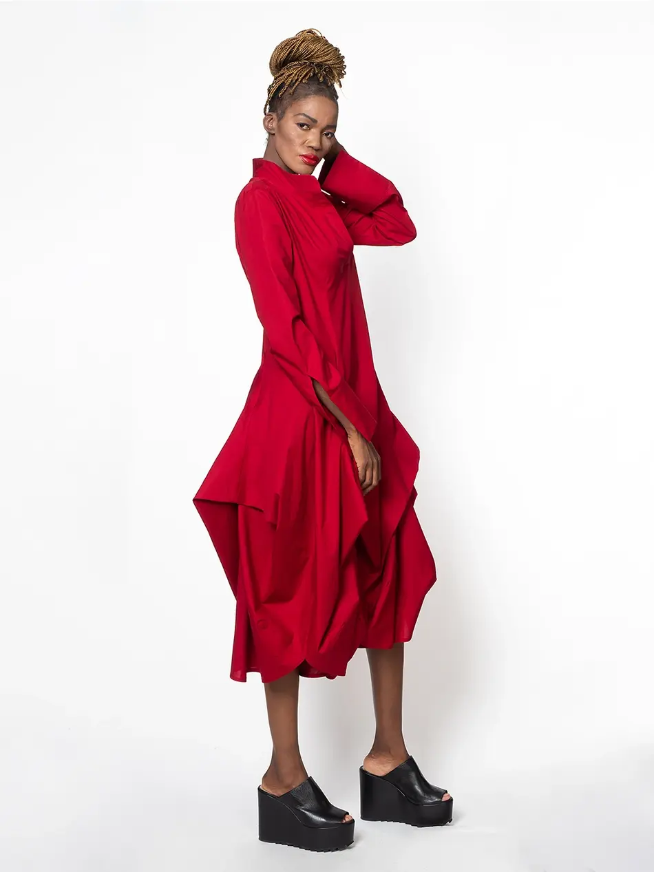 Metamorphoza Oversize Shirt Dress METD0162