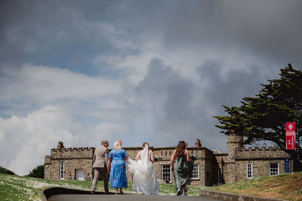 The Castle Bude Cornish wedding
