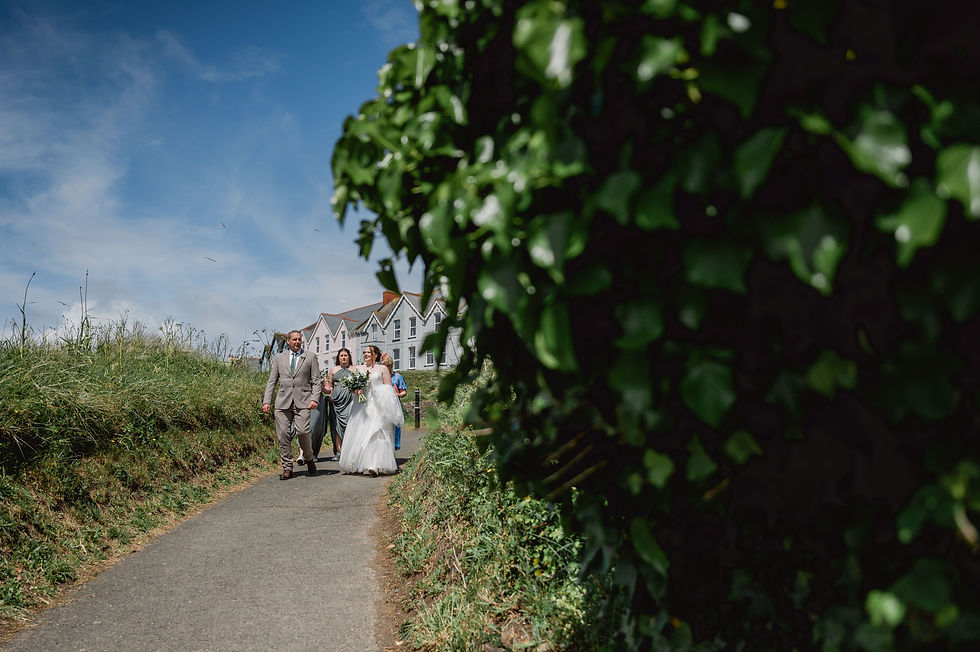The Beach Hotel Bude wedding