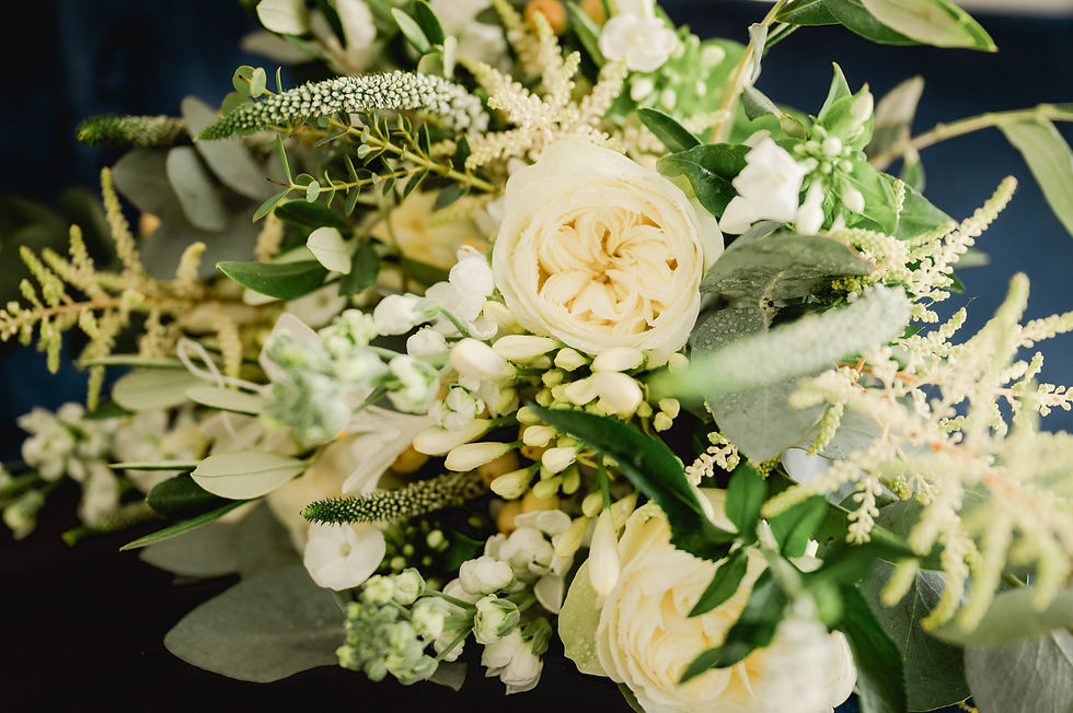 Bridal bouquet Bude wedding