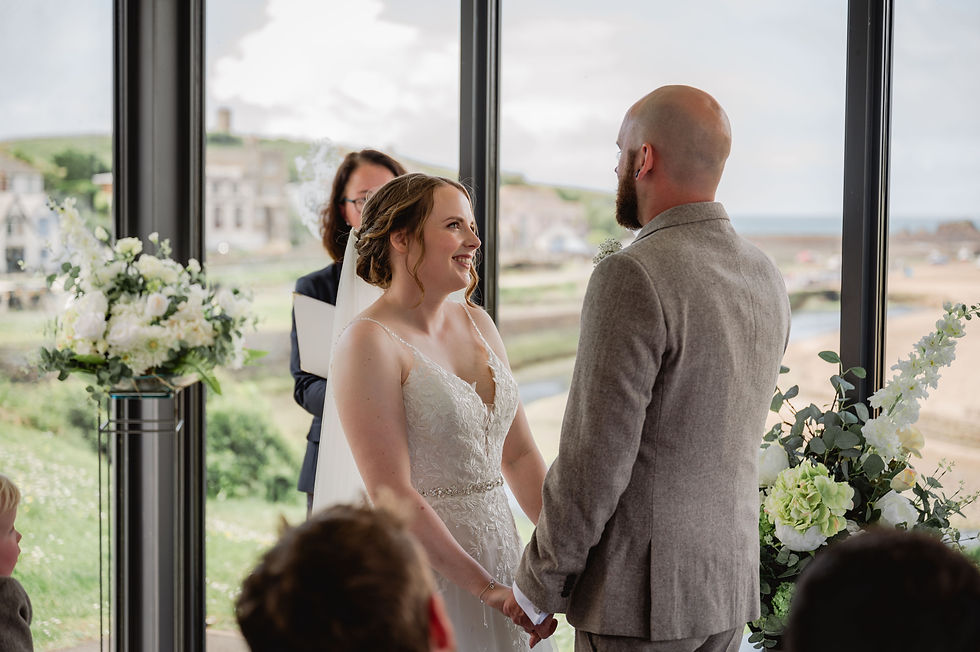 The Castle Bude Cornish wedding