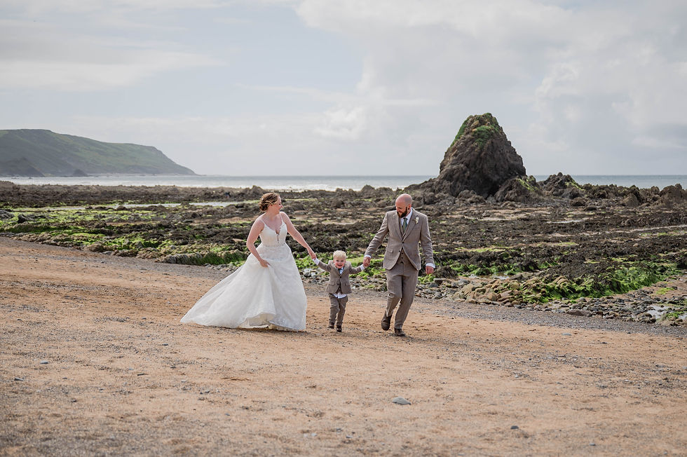 Black Rock Beach Cornwall Cornish wedding