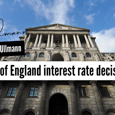 Bank of England interest rate decision