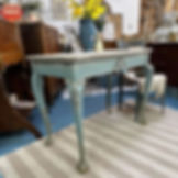Vintage Claw-Foot Entryway Table/ Vanity Desk