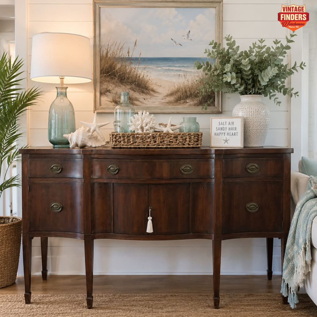 Antique 1900's Drexel Sideboard Buffet