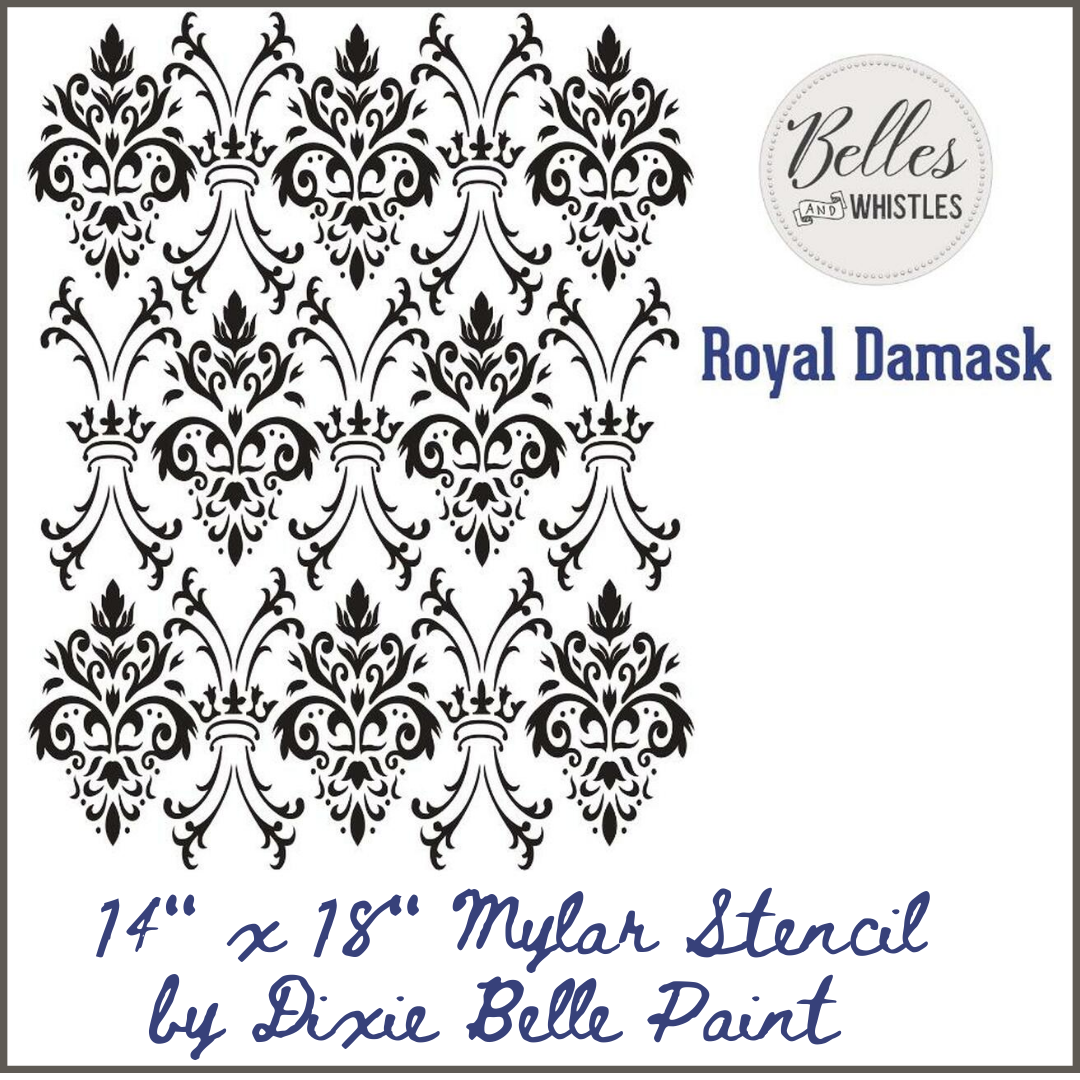 Royal Damask | Dixie Belle Stencil