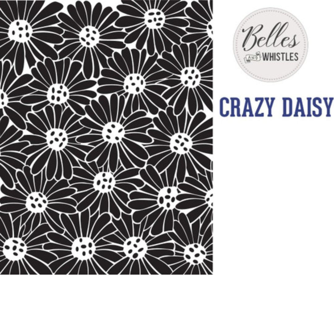 Crazy Daisy Stencil
