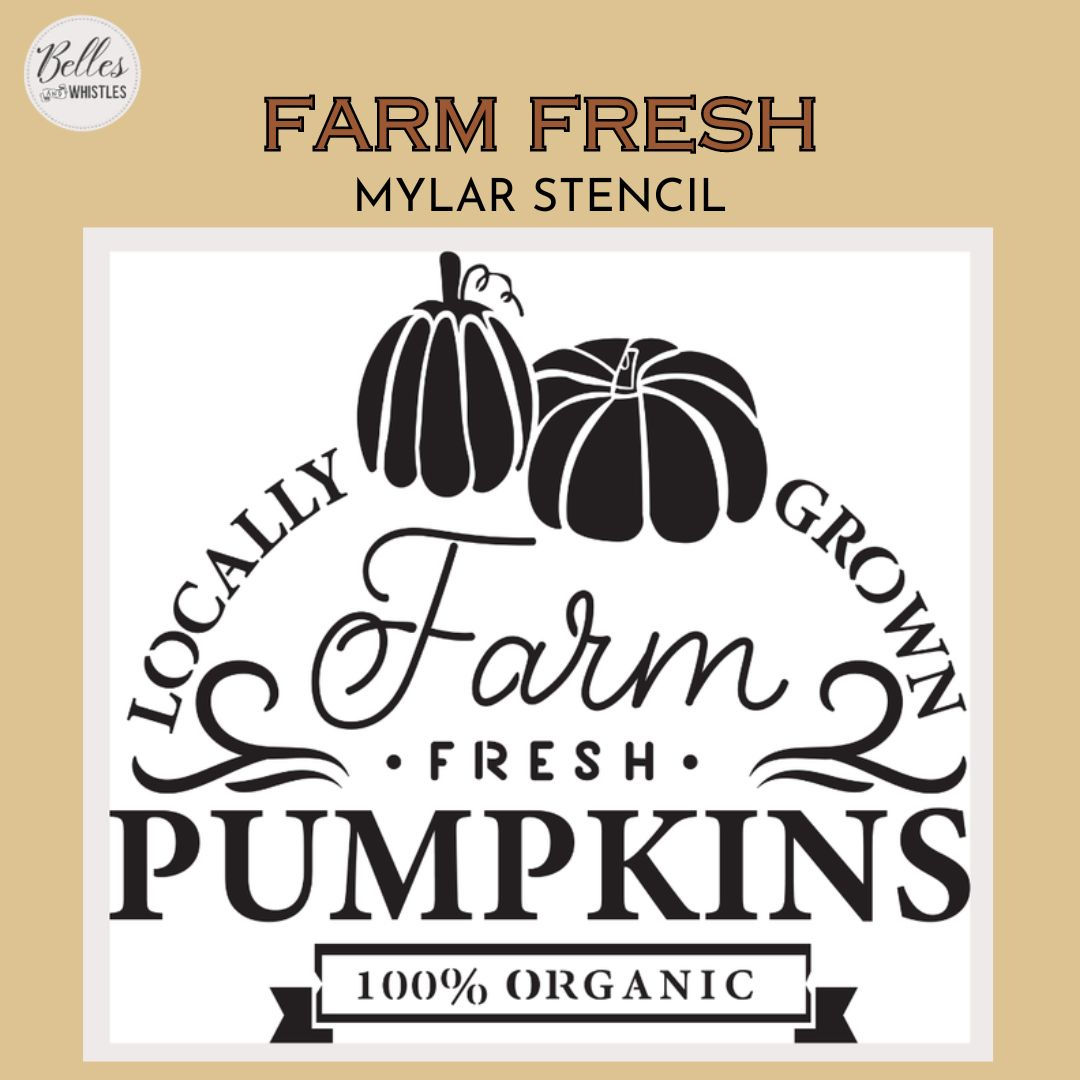 Farm Fresh Stencil