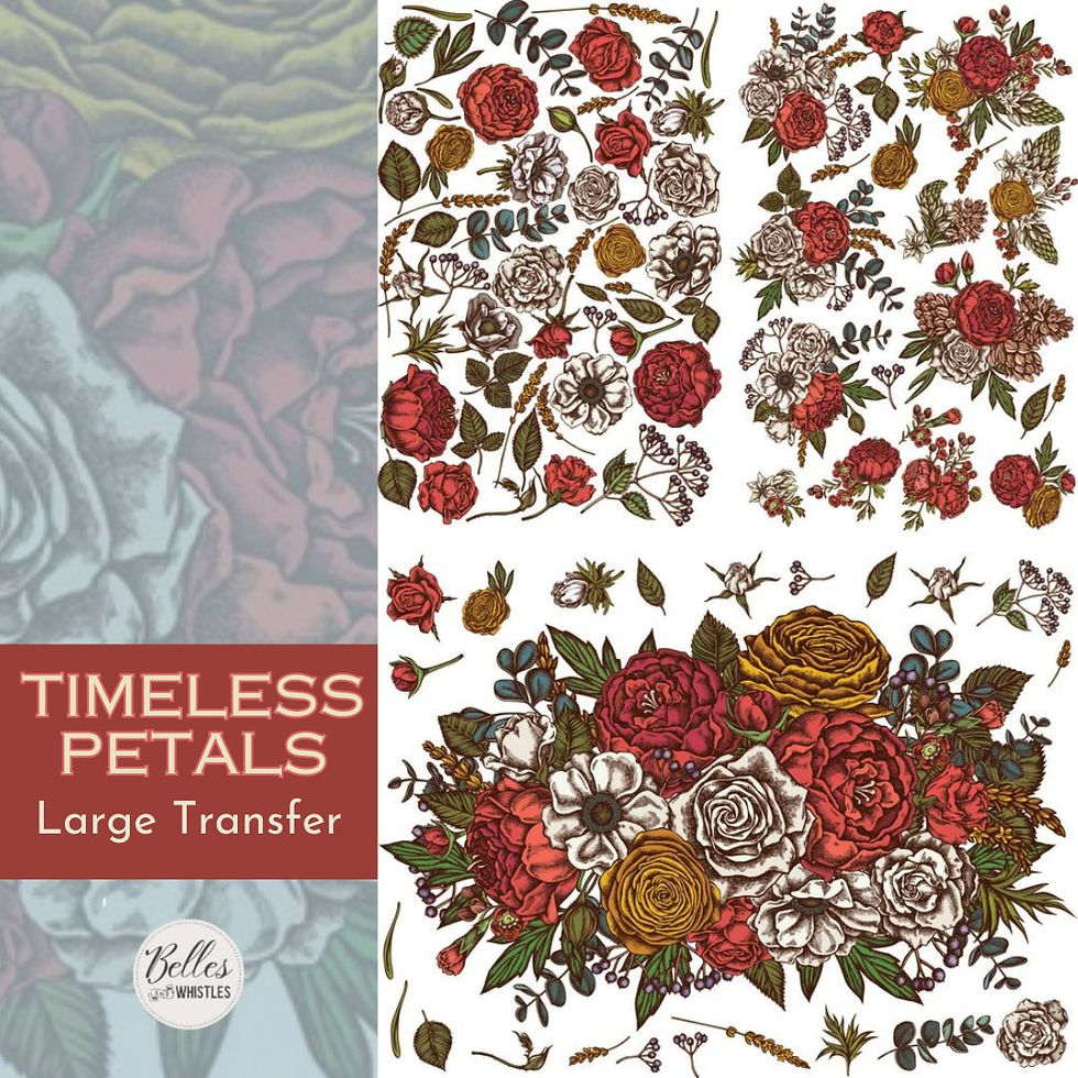 Timeless Petals Transfer