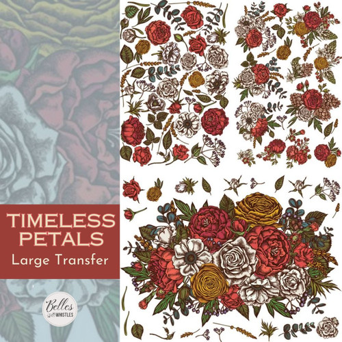 Timeless Petals Transfer | Vintage Finders