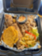 WHOLE FRIED SNAPPER COMPLETE PLATE