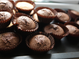Double Chocolate Chokopam Muffins recipe from Chokopam