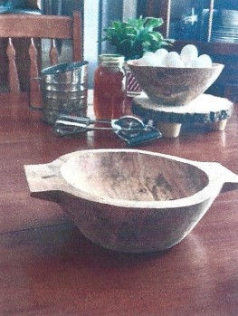 Spalted Maple Biscuit & Roll Bowl - Item #00005