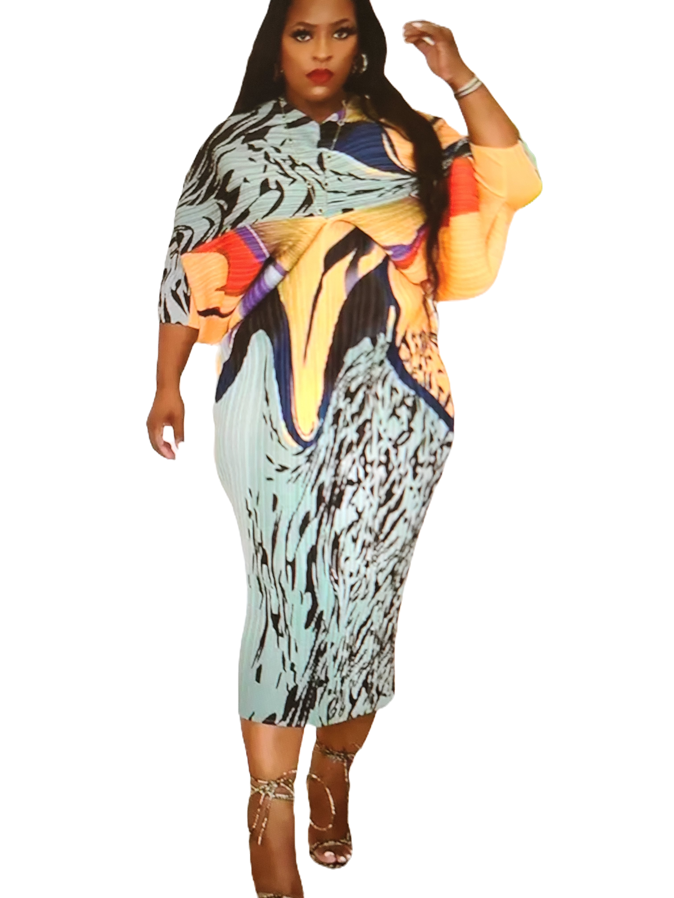 Pleated/Bouncy Dress 3
