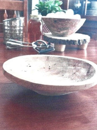 Spalted Maple Biscuit & Roll Bowl - Item #00006