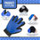 Thumbnail: Pet Grooming Glove & Dog Bath Brush Set