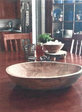 Spalted Maple Dough Bowl - Item #00010