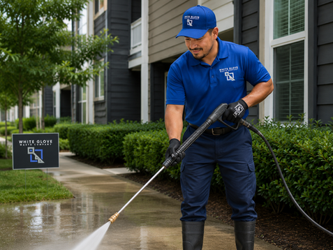 How Regular Pressure Washing Maintains Cleaner, Safer Community Spaces