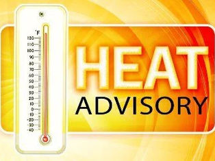 Heat Advisory Until 8PM